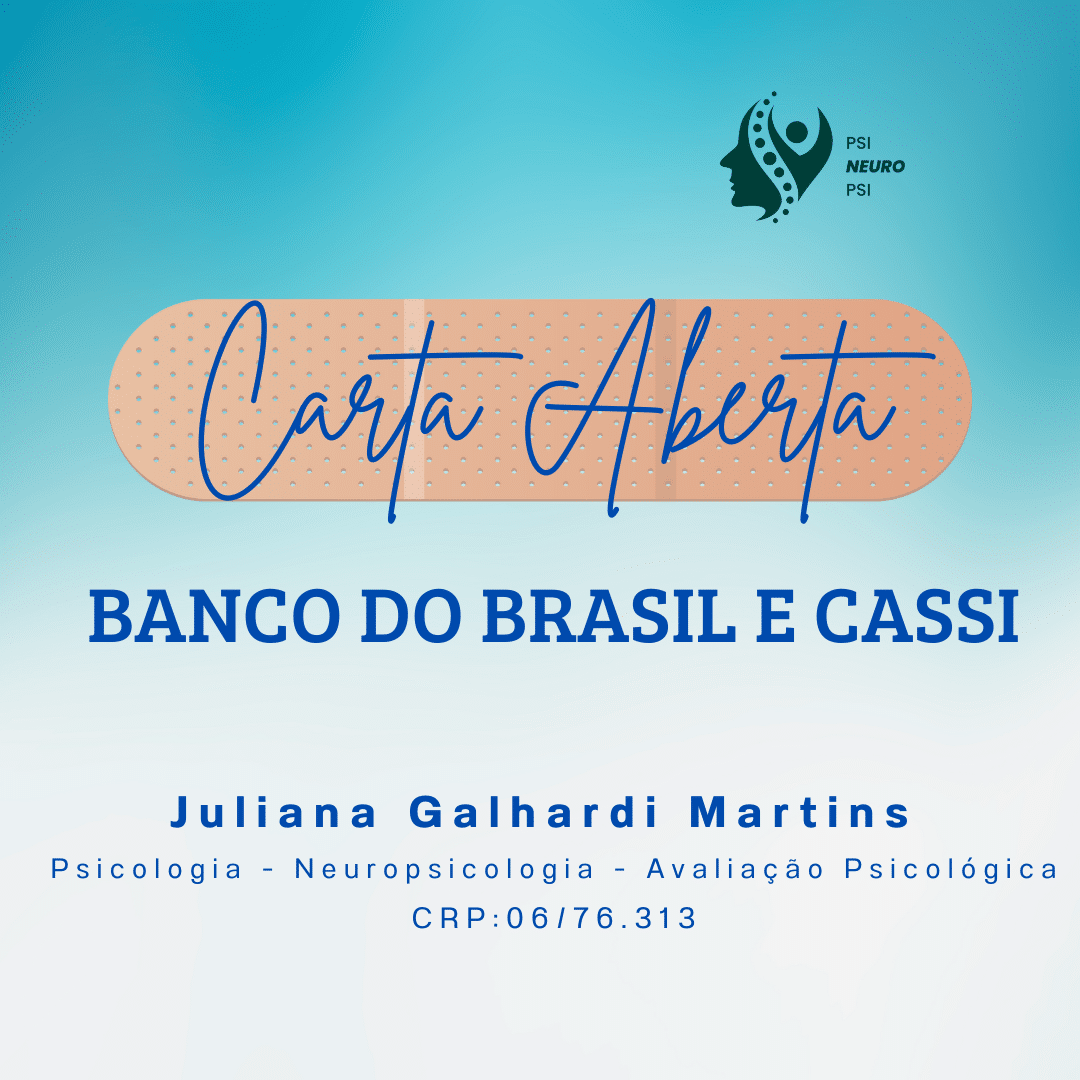 Carta aberta ao Banco, ao Brasil e a Cassi